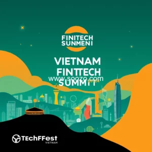 Artistic representation for Vietnam Fintech Summit 2024 : Official Event of Techfest Vietnam