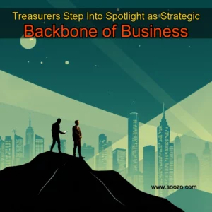 Artistic representation for Treasurers Step Into Spotlight as Strategic Backbone of Business