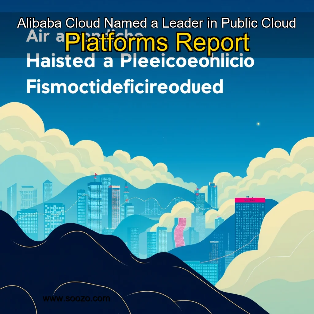 You are currently viewing Alibaba Cloud Named a Leader in Public Cloud Platforms Report