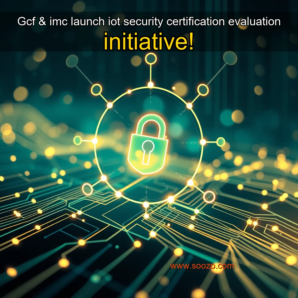 You are currently viewing Gcf & imc launch iot security certification evaluation initiative!