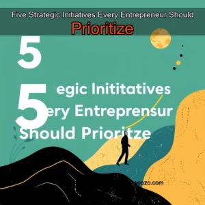 Artistic representation for Five Strategic Initiatives Every Entrepreneur Should Prioritize