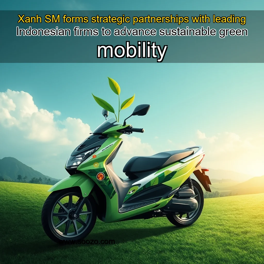 You are currently viewing Xanh SM forms strategic partnerships with leading Indonesian firms to advance sustainable green mobility