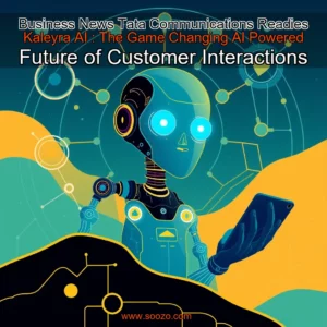 Artistic representation for Business News Tata Communications Readies Kaleyra AI : The Game Changing AI Powered Future of Customer Interactions