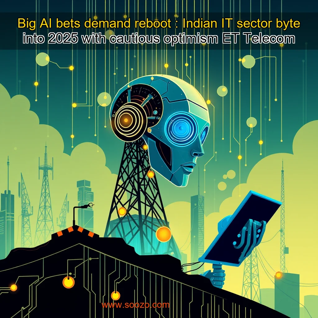 You are currently viewing Big AI bets  demand reboot : Indian IT sector byte into 2025 with cautious optimism  ET Telecom