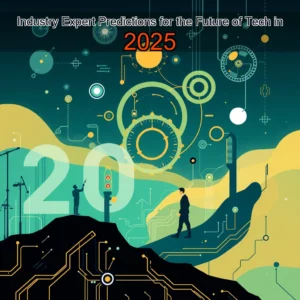 Artistic representation for Industry Expert Predictions for the Future of Tech in 2025