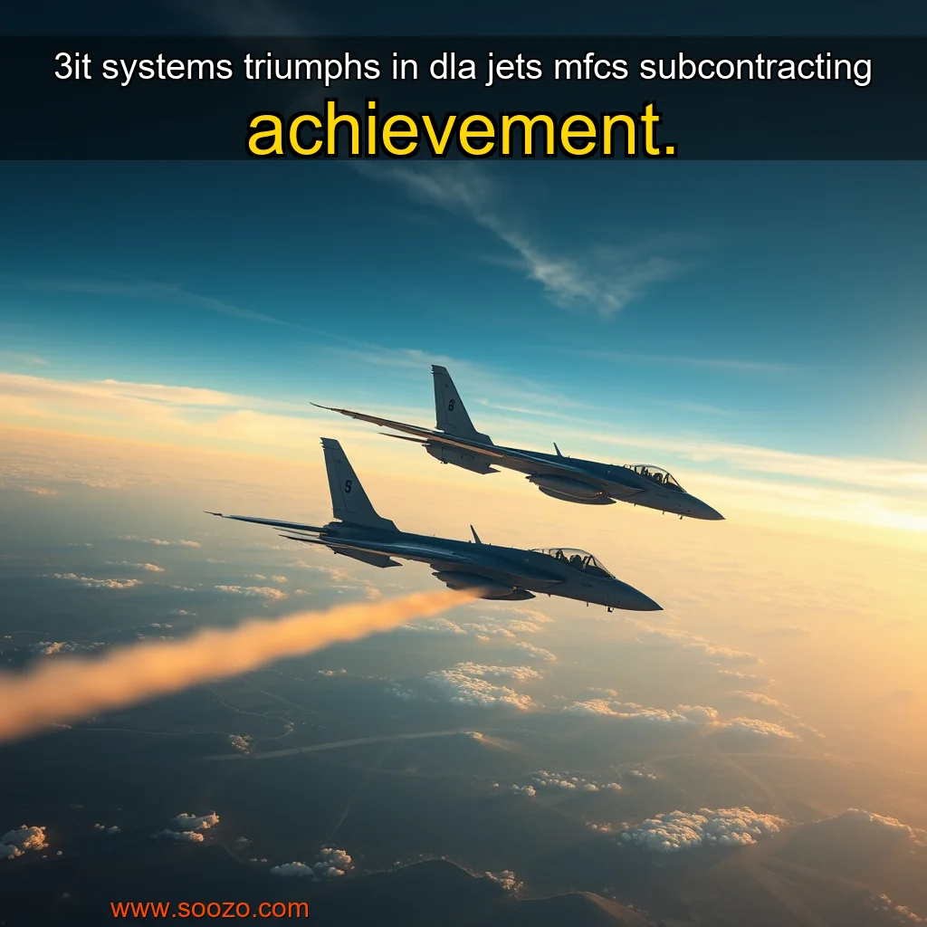You are currently viewing 3it systems triumphs in dla jets mfcs subcontracting achievement.