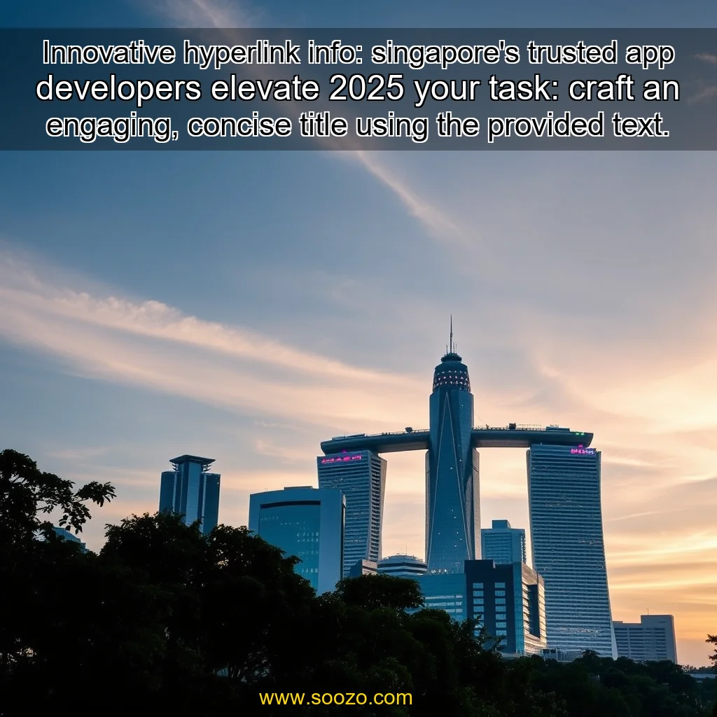 You are currently viewing Innovative hyperlink info: singapore’s trusted app developers elevate 2025


 your task:

craft an engaging, concise title using the provided text.