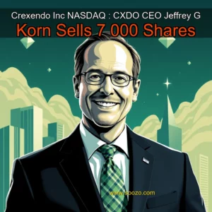 Artistic representation for Crexendo Inc NASDAQ : CXDO CEO Jeffrey G Korn Sells 7 000 Shares