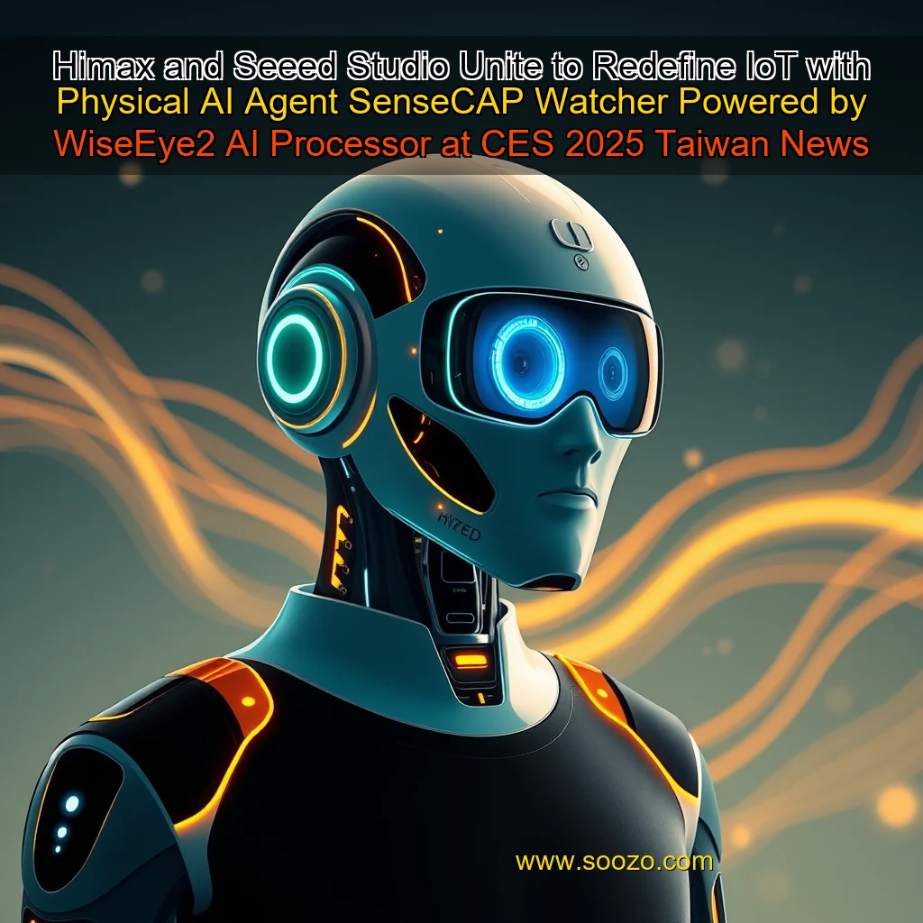 You are currently viewing Himax and Seeed Studio Unite to Redefine IoT with Physical AI Agent SenseCAP Watcher Powered by WiseEye2 AI Processor at CES 2025  Taiwan News