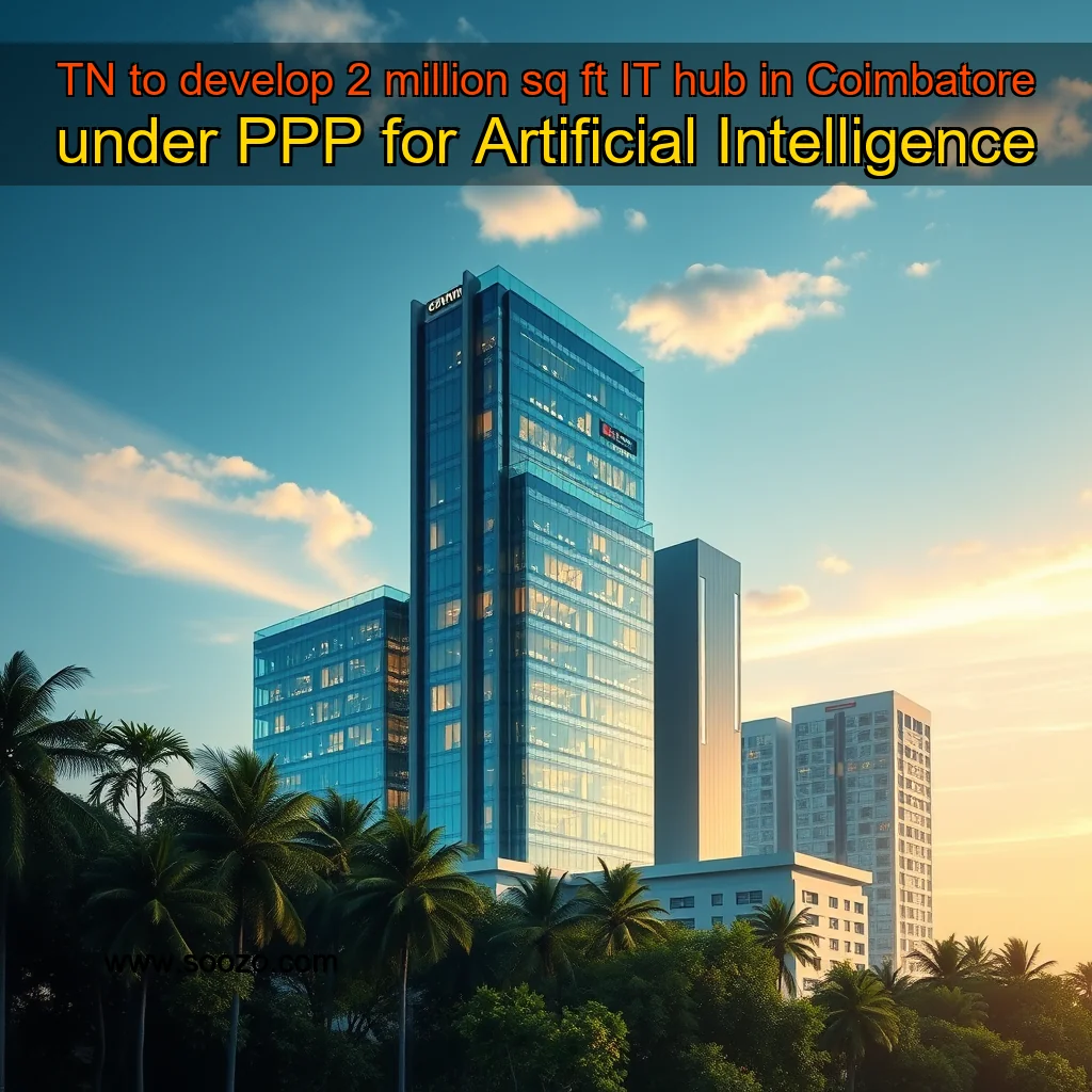 You are currently viewing TN to develop 2 million sq ft IT hub in Coimbatore under PPP for Artificial Intelligence
