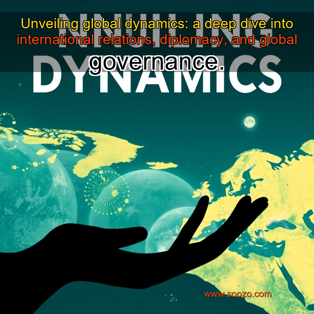 You are currently viewing Unveiling global dynamics: a deep dive into international relations, diplomacy, and global governance.