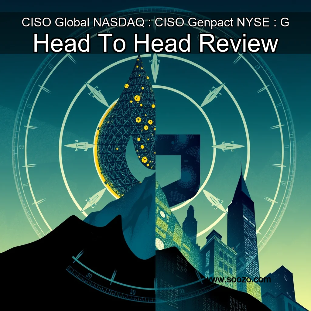 You are currently viewing CISO Global  NASDAQ : CISO   Genpact  NYSE : G  Head  To  Head Review