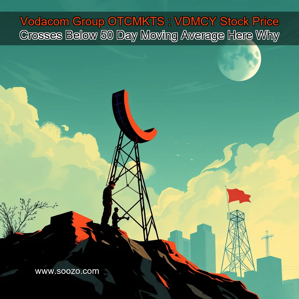 You are currently viewing Vodacom Group  OTCMKTS : VDMCY  Stock Price Crosses Below 50 Day Moving Average  Here Why