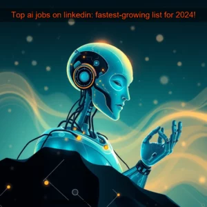 Artistic representation for Top ai jobs on linkedin: fastest-growing list for 2024!