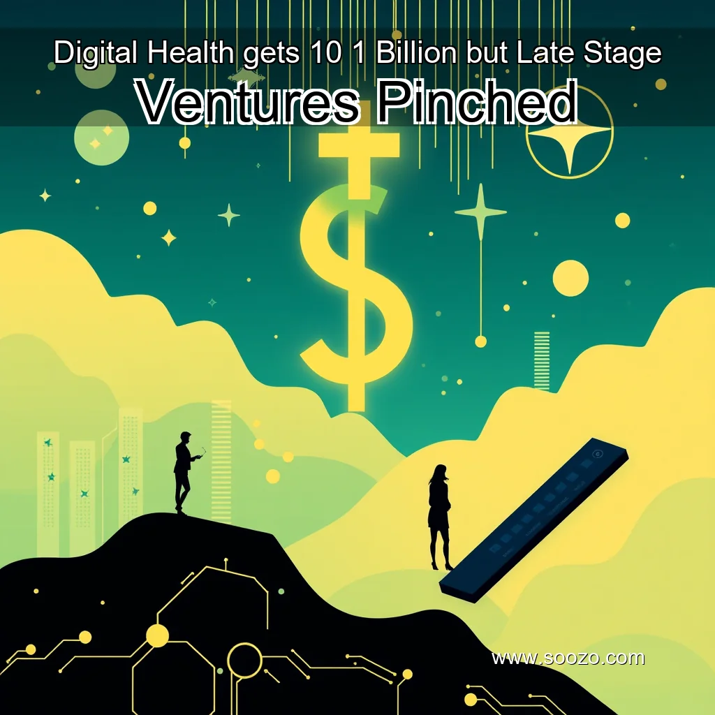 You are currently viewing Digital Health gets 10  1 Billion  but Late  Stage Ventures Pinched
