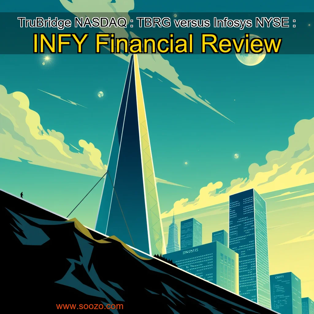 You are currently viewing TruBridge  NASDAQ : TBRG  versus Infosys  NYSE : INFY  Financial Review