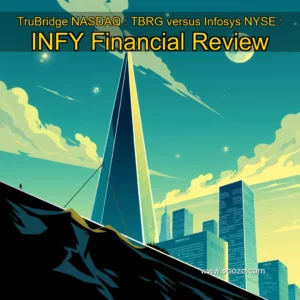 Artistic representation for TruBridge NASDAQ : TBRG versus Infosys NYSE : INFY Financial Review