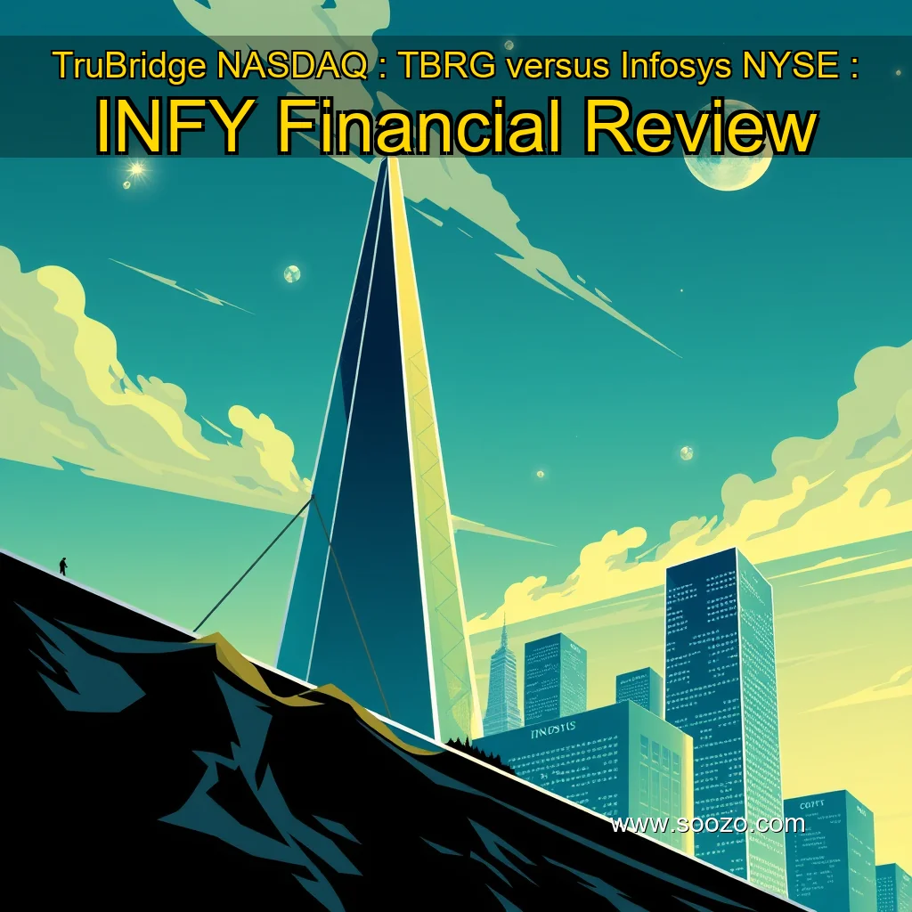 You are currently viewing TruBridge  NASDAQ : TBRG  versus Infosys  NYSE : INFY  Financial Review
