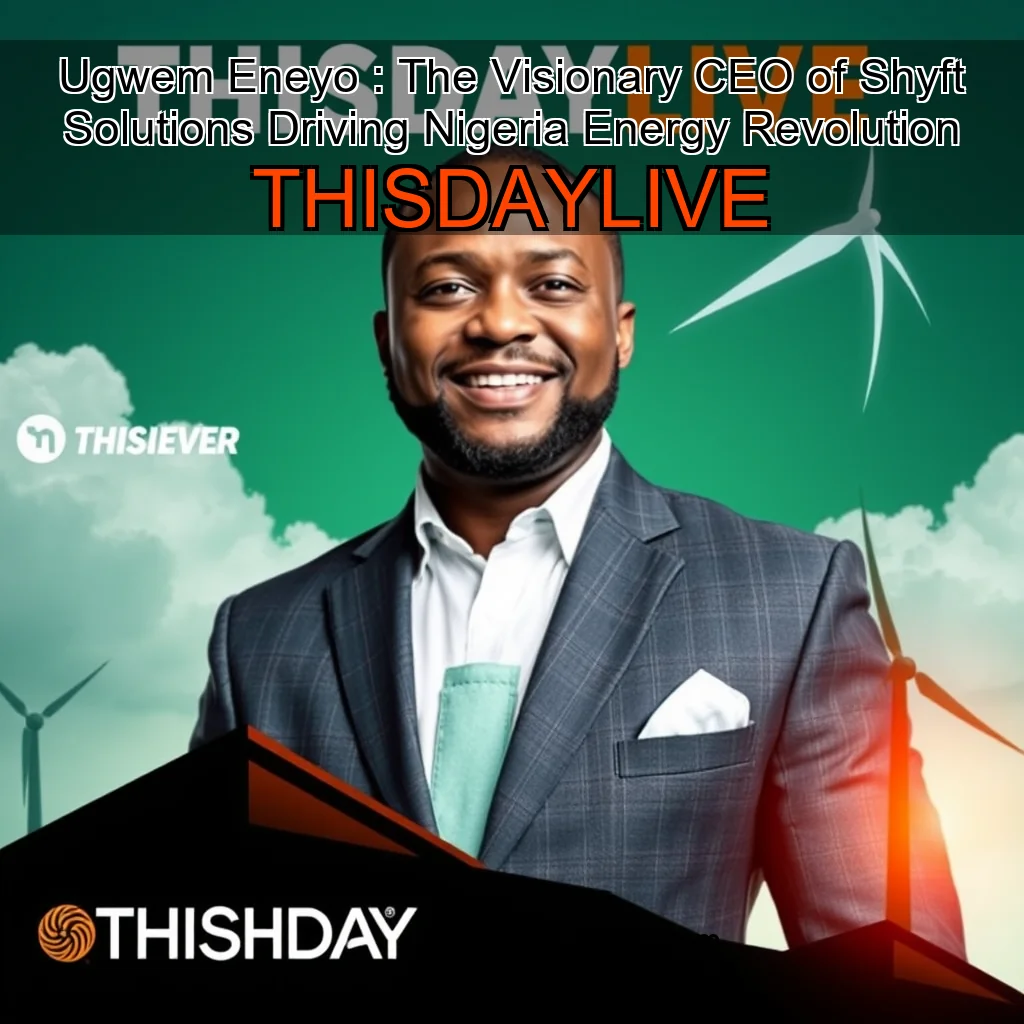 You are currently viewing Ugwem Eneyo : The Visionary CEO of Shyft Solutions Driving Nigeria Energy Revolution  THISDAYLIVE