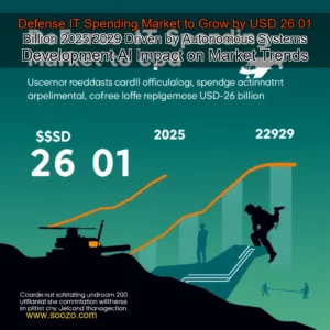 Read more about the article Defense IT Spending Market to Grow by USD 26  01 Billion  2025  2029  Driven by Autonomous Systems Development  AI Impact on Market Trends