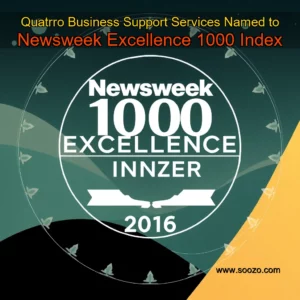 Read more about the article Quatrro Business Support Services Named to Newsweek Excellence 1000 Index