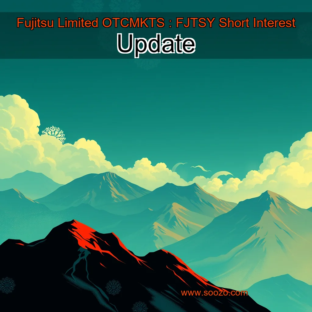 You are currently viewing Fujitsu Limited  OTCMKTS : FJTSY  Short Interest Update