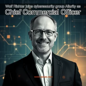 Artistic representation for Wolf Richter joins cybersecurity group Allurity as Chief Commercial Officer