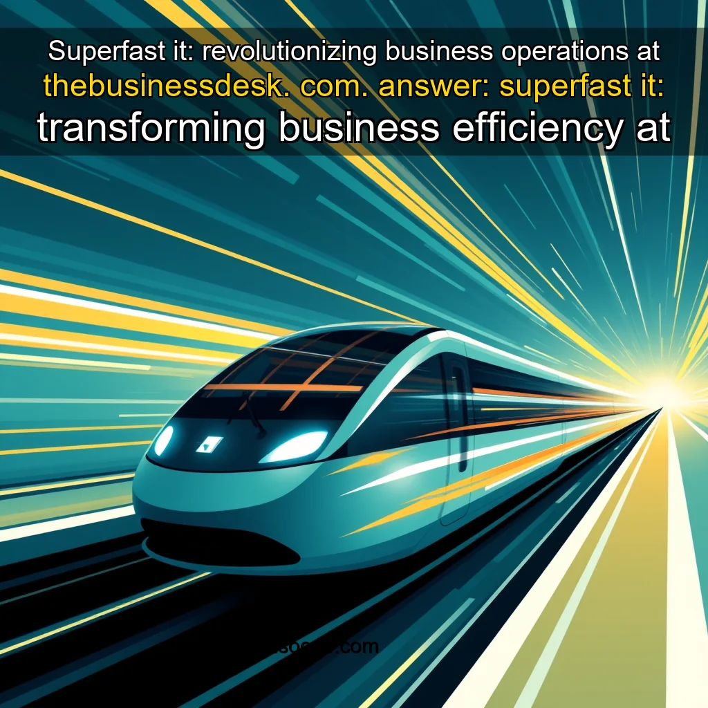 You are currently viewing Superfast it: revolutionizing business operations at thebusinessdesk. com.


 answer: superfast it: transforming business efficiency at thebusinessdesk.com.