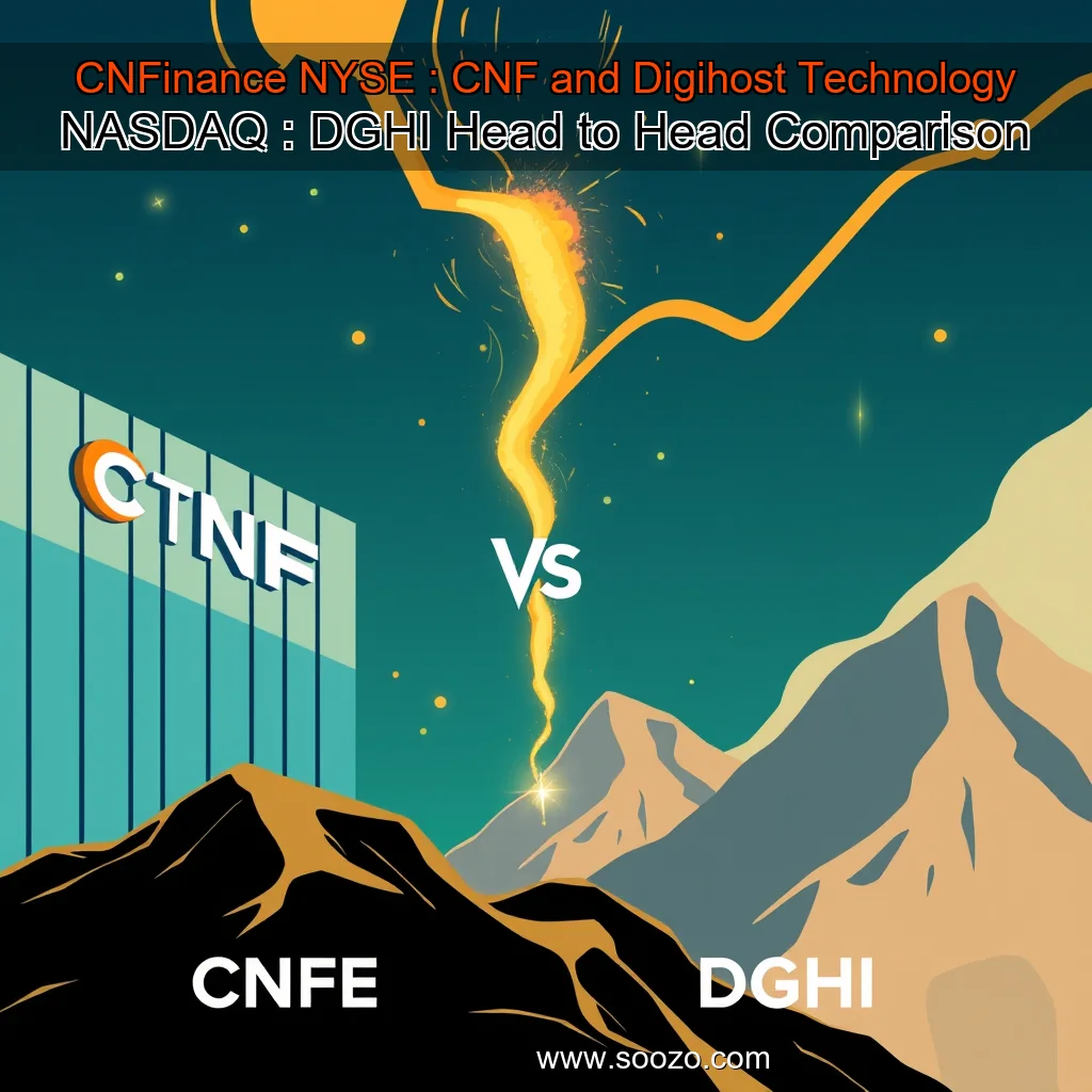 You are currently viewing CNFinance  NYSE : CNF  and Digihost Technology  NASDAQ : DGHI  Head to Head Comparison