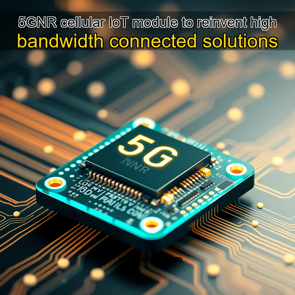 You are currently viewing 5GNR cellular IoT module to reinvent high bandwidth connected solutions