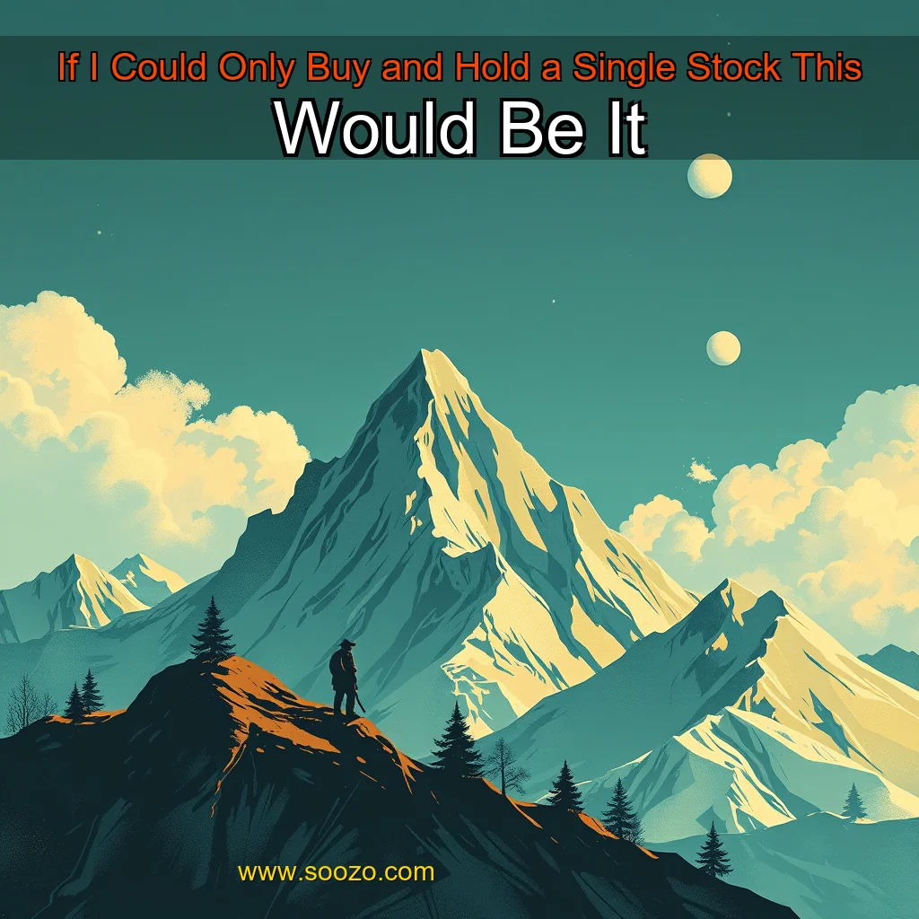 You are currently viewing If I Could Only Buy and Hold a Single Stock  This Would Be It