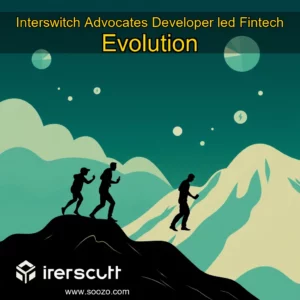 Artistic representation for Interswitch Advocates Developer led Fintech Evolution
