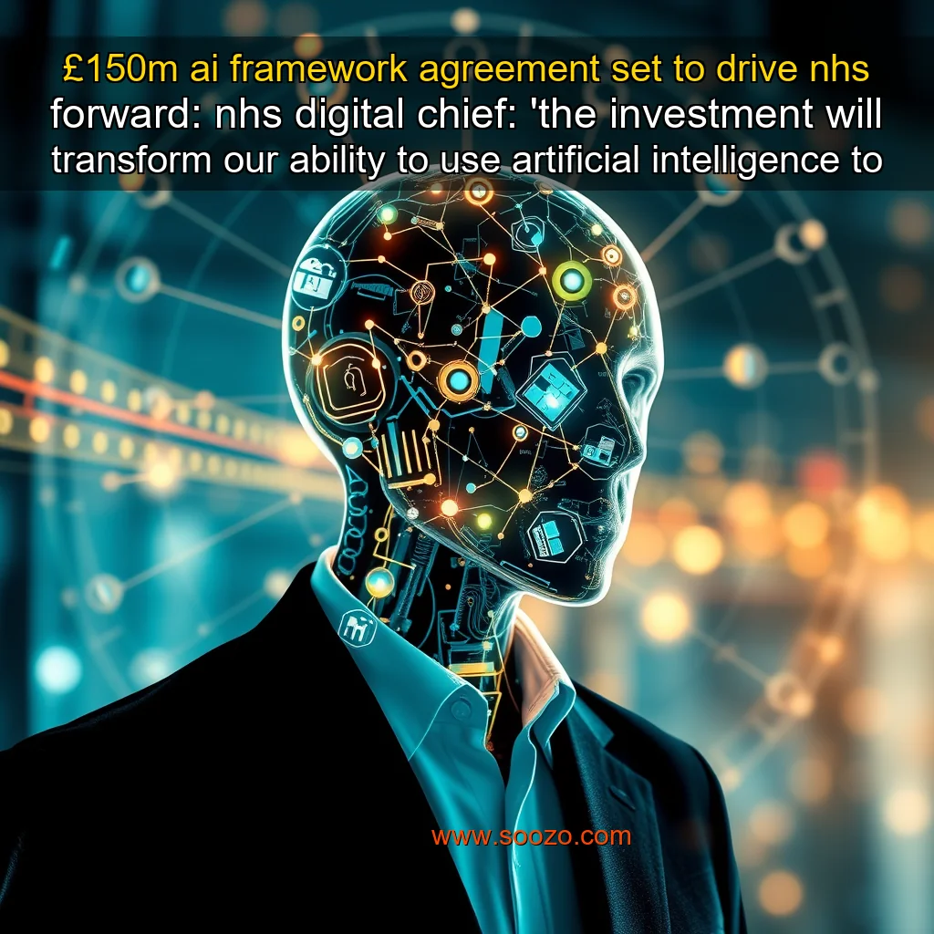 You are currently viewing £150m ai framework agreement set to drive nhs forward: nhs digital chief: ‘the investment will transform our ability to use artificial intelligence to improve patient care’ nhs digital chief has announced a £150 million ai framework agreement, which he says will drive the health service forward.