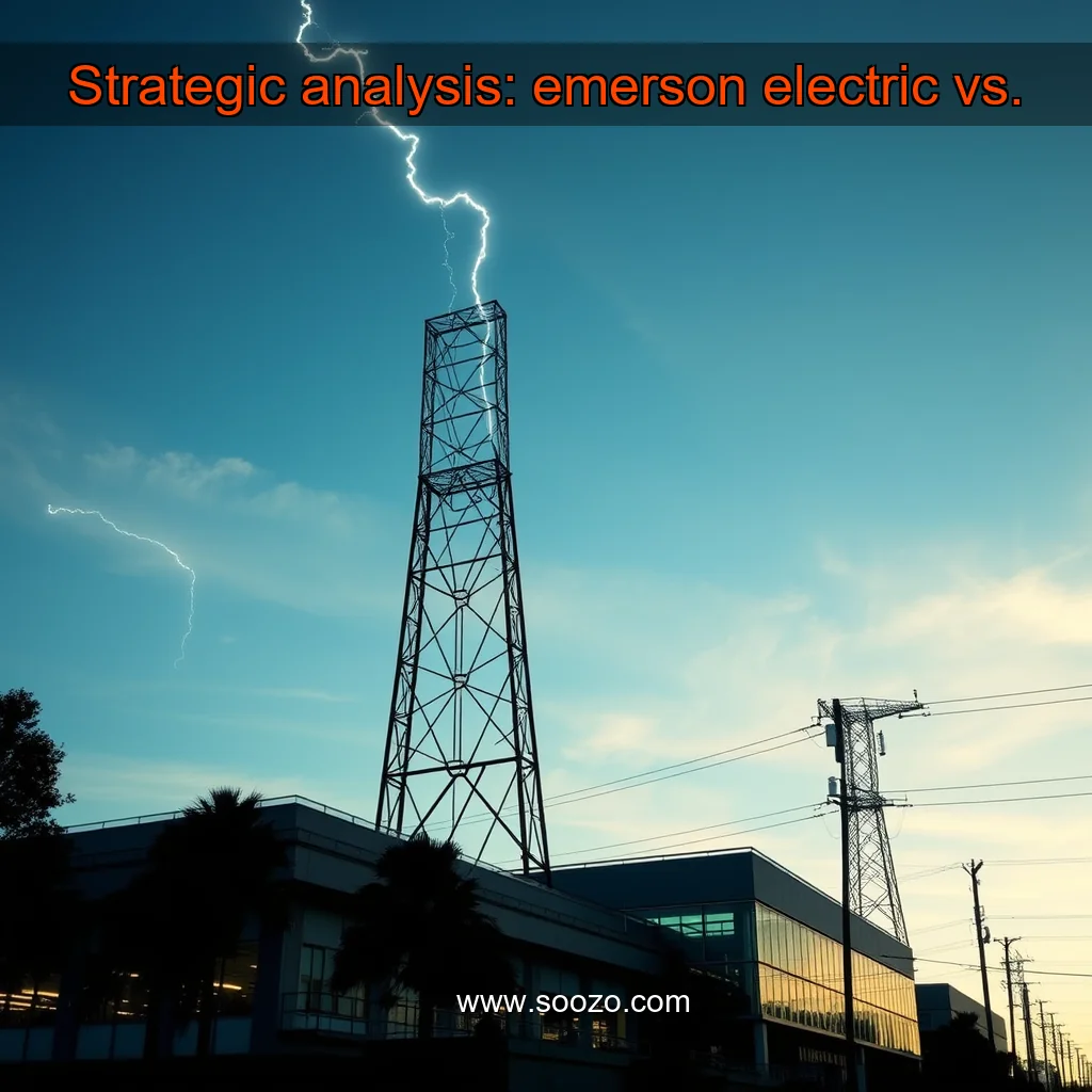 You are currently viewing Strategic analysis: emerson electric vs.