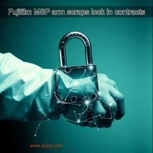 Artistic representation for Fujifilm MSP arm scraps lock in contracts