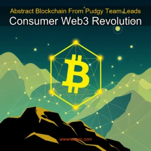 Artistic representation for Abstract Blockchain From Pudgy Team Leads Consumer Web3 Revolution