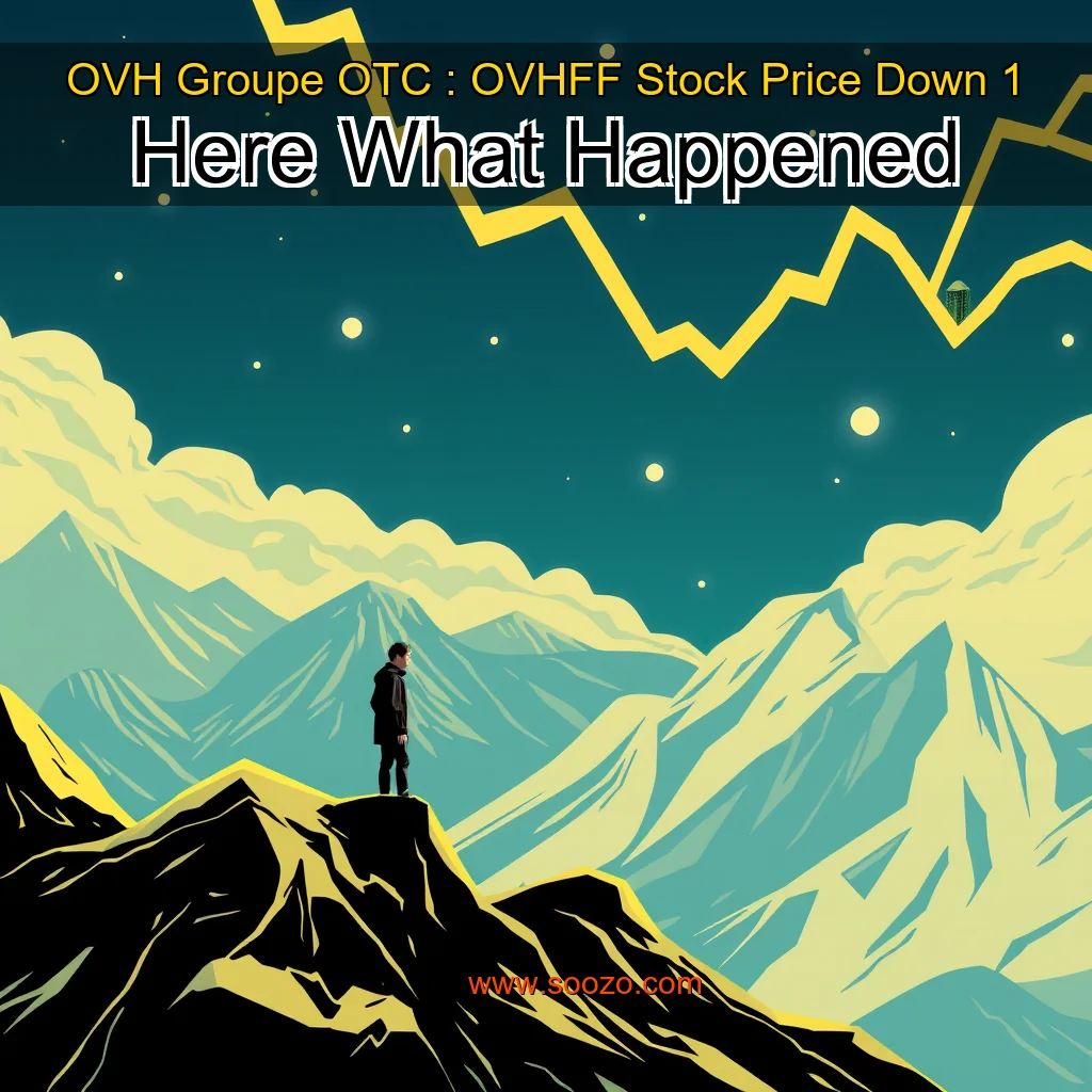 You are currently viewing OVH Groupe  OTC : OVHFF  Stock Price Down 1   Here What Happened