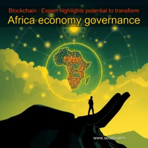 Artistic representation for Blockchain : Expert highlights potential to transform Africa economy governance
