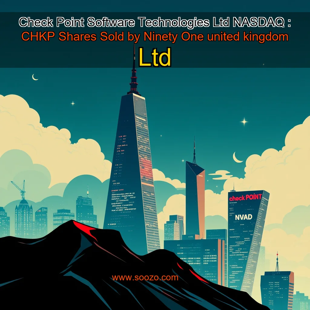 You are currently viewing Check Point Software Technologies Ltd   NASDAQ : CHKP  Shares Sold by Ninety One united kingdom Ltd