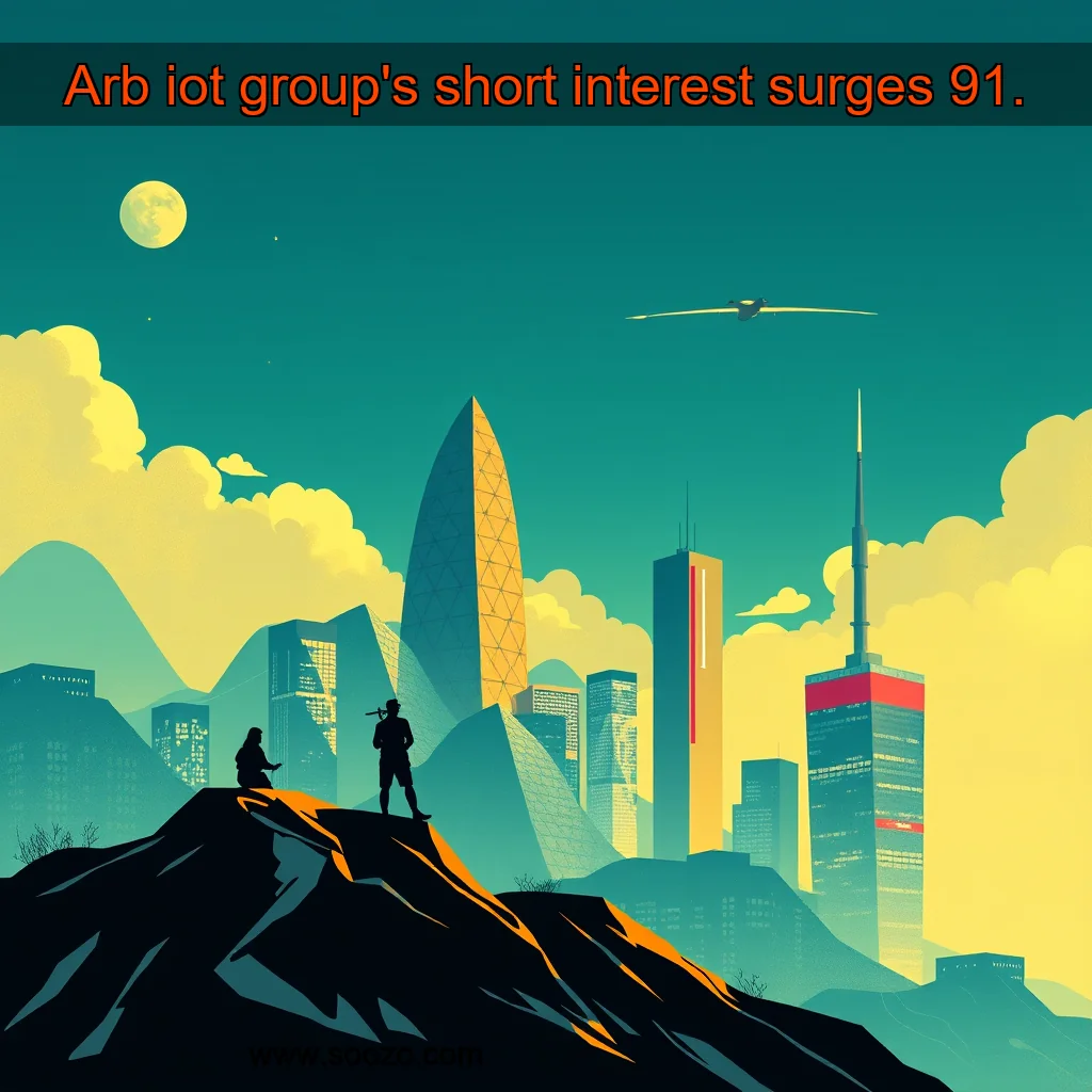 You are currently viewing Arb iot group’s short interest surges 91.