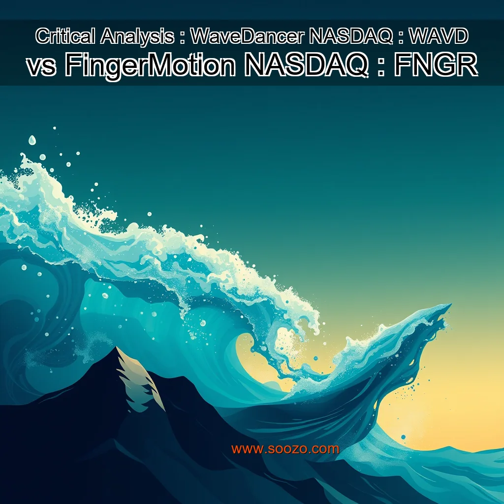 Read more about the article Critical Analysis : WaveDancer  NASDAQ : WAVD  vs  FingerMotion  NASDAQ : FNGR