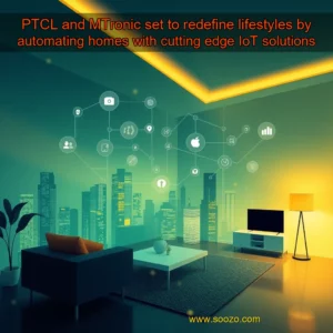 Artistic representation for PTCL and MTronic set to redefine lifestyles by automating homes with cutting edge IoT solutions