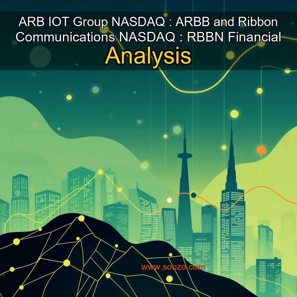 You are currently viewing ARB IOT Group  NASDAQ : ARBB  and Ribbon Communications  NASDAQ : RBBN  Financial Analysis