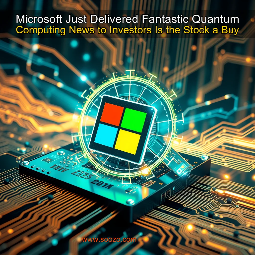 Read more about the article Microsoft Just Delivered Fantastic Quantum Computing News to Investors  Is the Stock a Buy