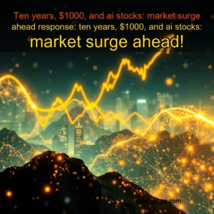 Artistic representation for Ten years, $1000, and ai stocks: market surge ahead response: ten years, $1000, and ai stocks: market surge ahead!