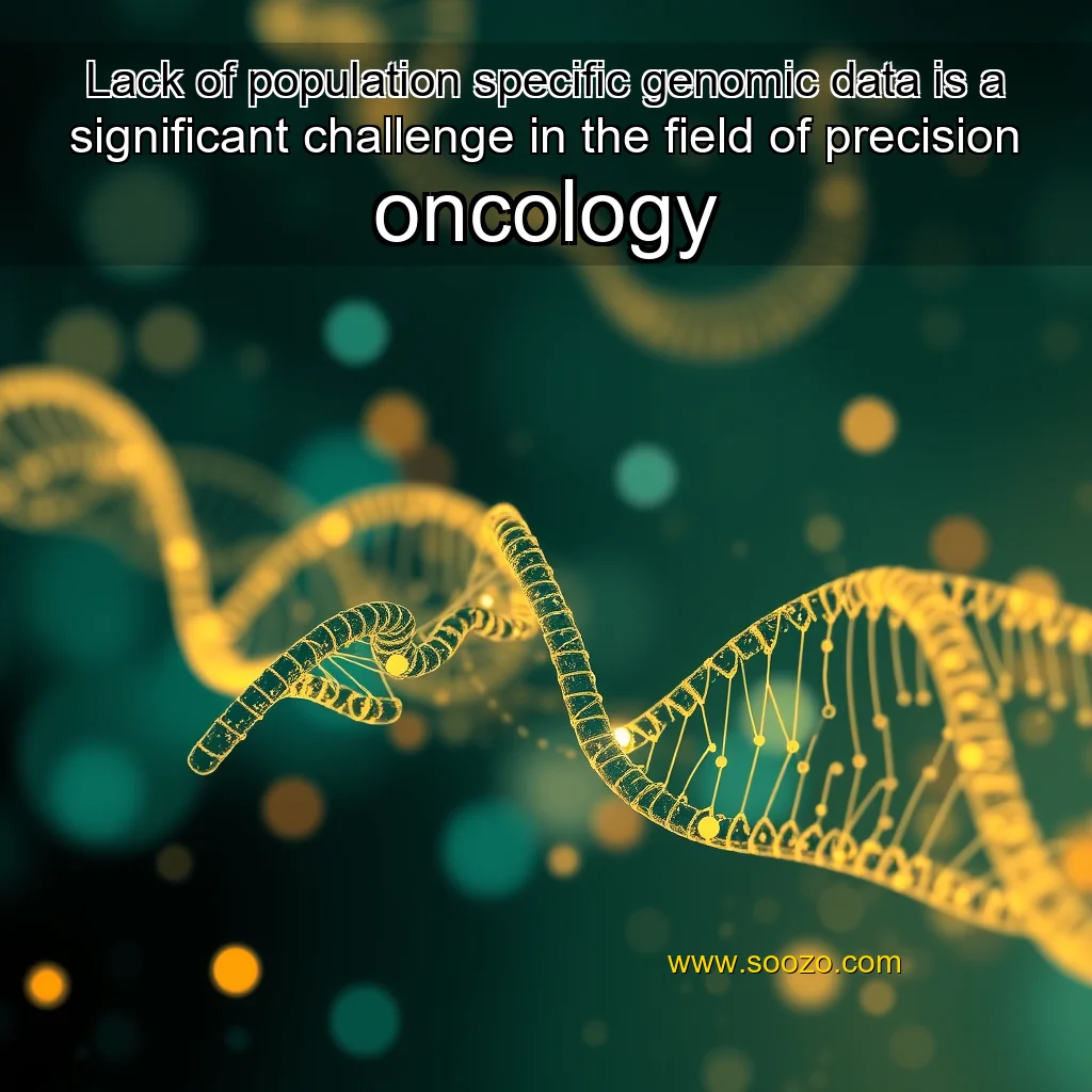 You are currently viewing Lack of population  specific genomic data is a significant challenge in the field of precision oncology