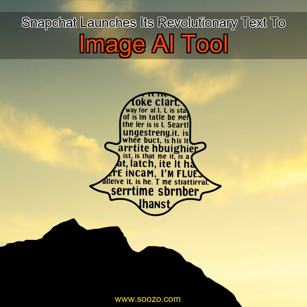 You are currently viewing Snapchat Launches Its Revolutionary Text To Image AI Tool