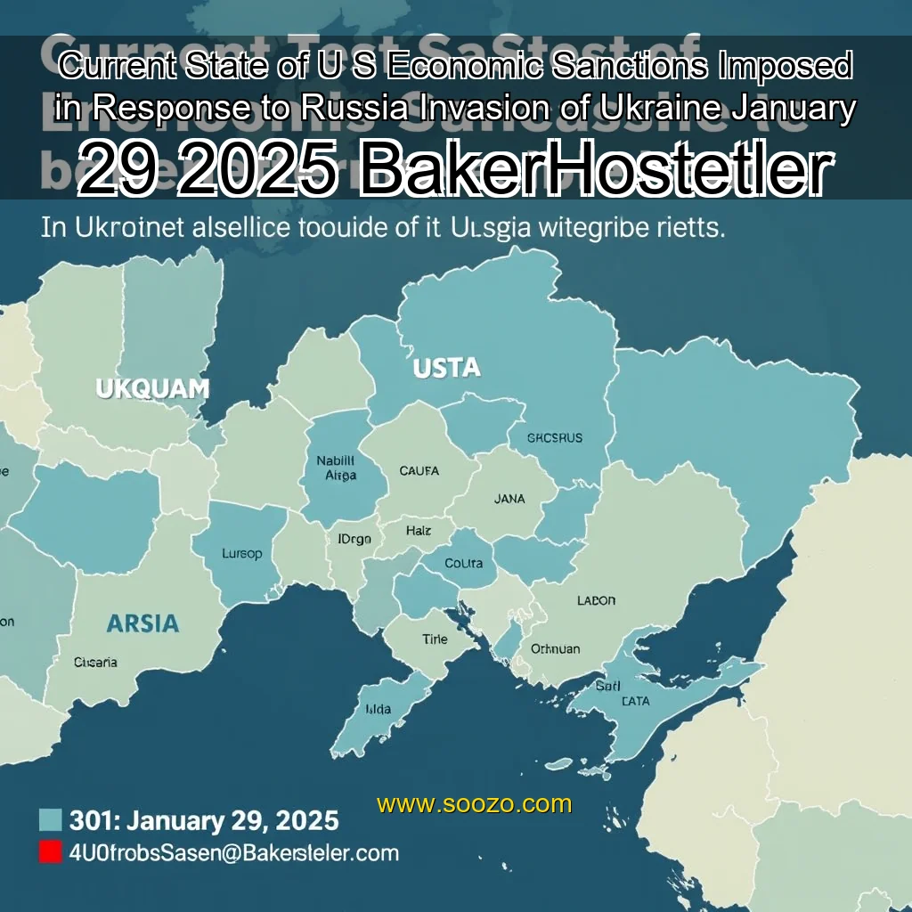 You are currently viewing Current State of U  S  Economic Sanctions Imposed in Response to Russia Invasion of Ukraine  January 29  2025  BakerHostetler