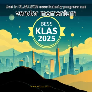 Artistic representation for Best in KLAS 2025 sees industry progress and vendor momentum