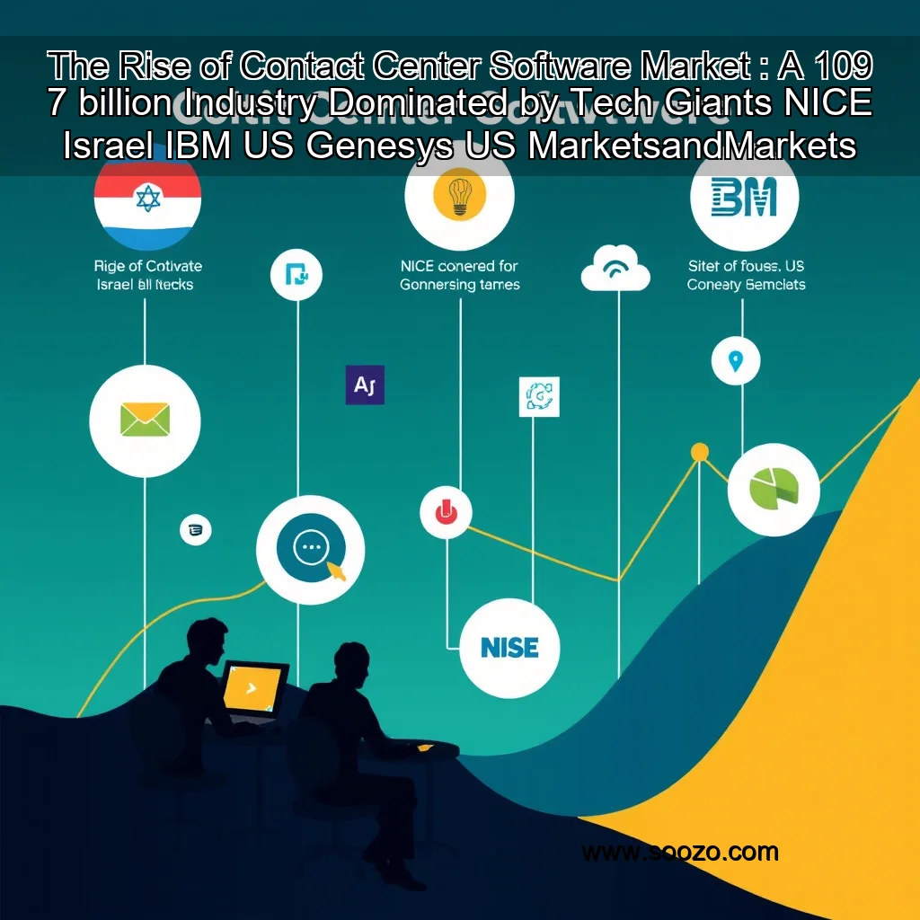 You are currently viewing The Rise of Contact Center Software Market : A 109  7 billion Industry Dominated by Tech Giants  NICE  Israel  IBM  US  Genesys  US   MarketsandMarkets
